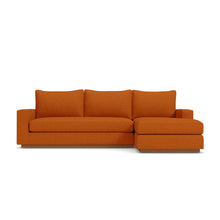 Load image into Gallery viewer, Harper 2pc Sectional NATURAL WOOD BASE- CHOICE OF FABRICS
