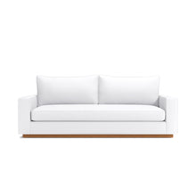 Load image into Gallery viewer, Harper Sofa NATURAL WOOD BASE- CHOICE OF FABRICS
