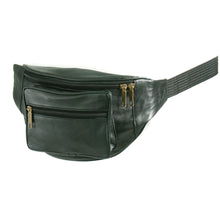 Load image into Gallery viewer, Gabee.com.au-Gabee-RILEY LEATHER BUM BAG-BLACK-Travel Bags - 2
